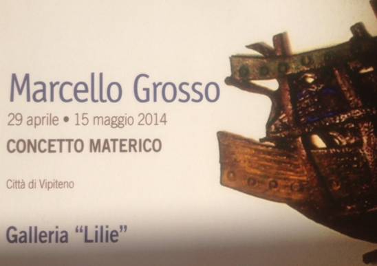 Mehr über den Artikel erfahren Marcello Grosso – “CONCETTO MATERICO”