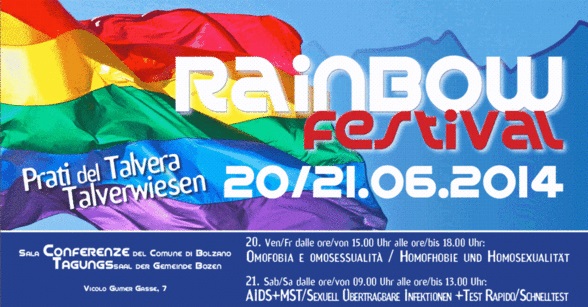 Mehr über den Artikel erfahren Rainbow-Festival in Bozen