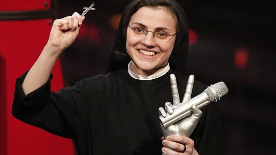 Scopri di più sull'articolo Finale “The Voice of Italy”  Nonne Cristina Scuccia gewinnt Plattenvertrag