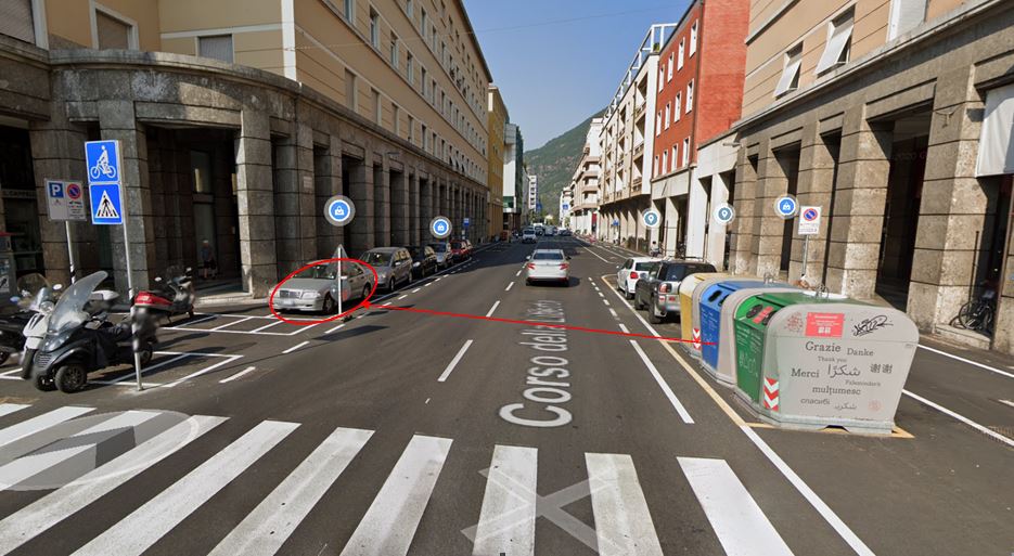 Scopri di più sull'articolo Bolzano. Sicurezza stradale, le campane dei rifiuti in corso Libertà verranno spostate