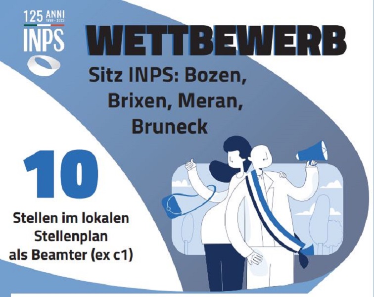 Scopri di più sull'articolo INPS-Wettbewerb in Bozen für 10 Verwaltungsfunktionäre