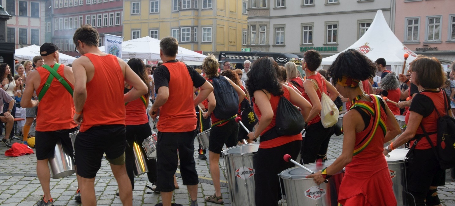 Scopri di più sull'articolo Orchestra di percussioni altoatesina al Festival internazionale di samba di Coburg