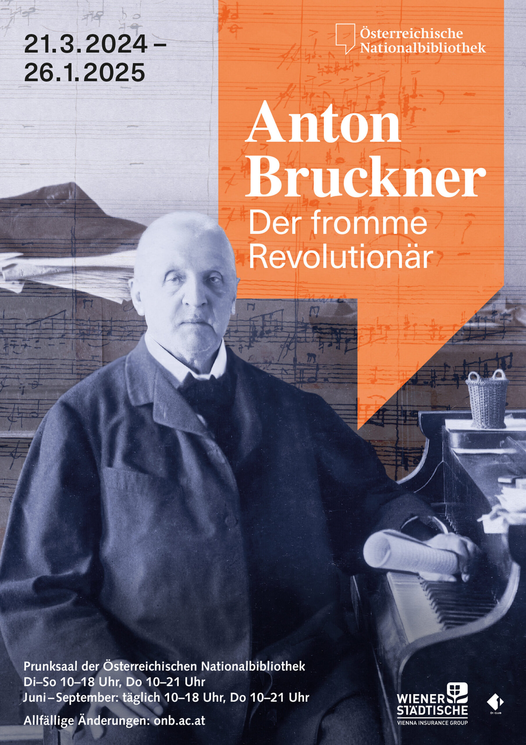 Scopri di più sull'articolo Zum 200. Geburtstag: Ausstellung “Anton Bruckner. Der fromme Revolutionär” im Prunksaal