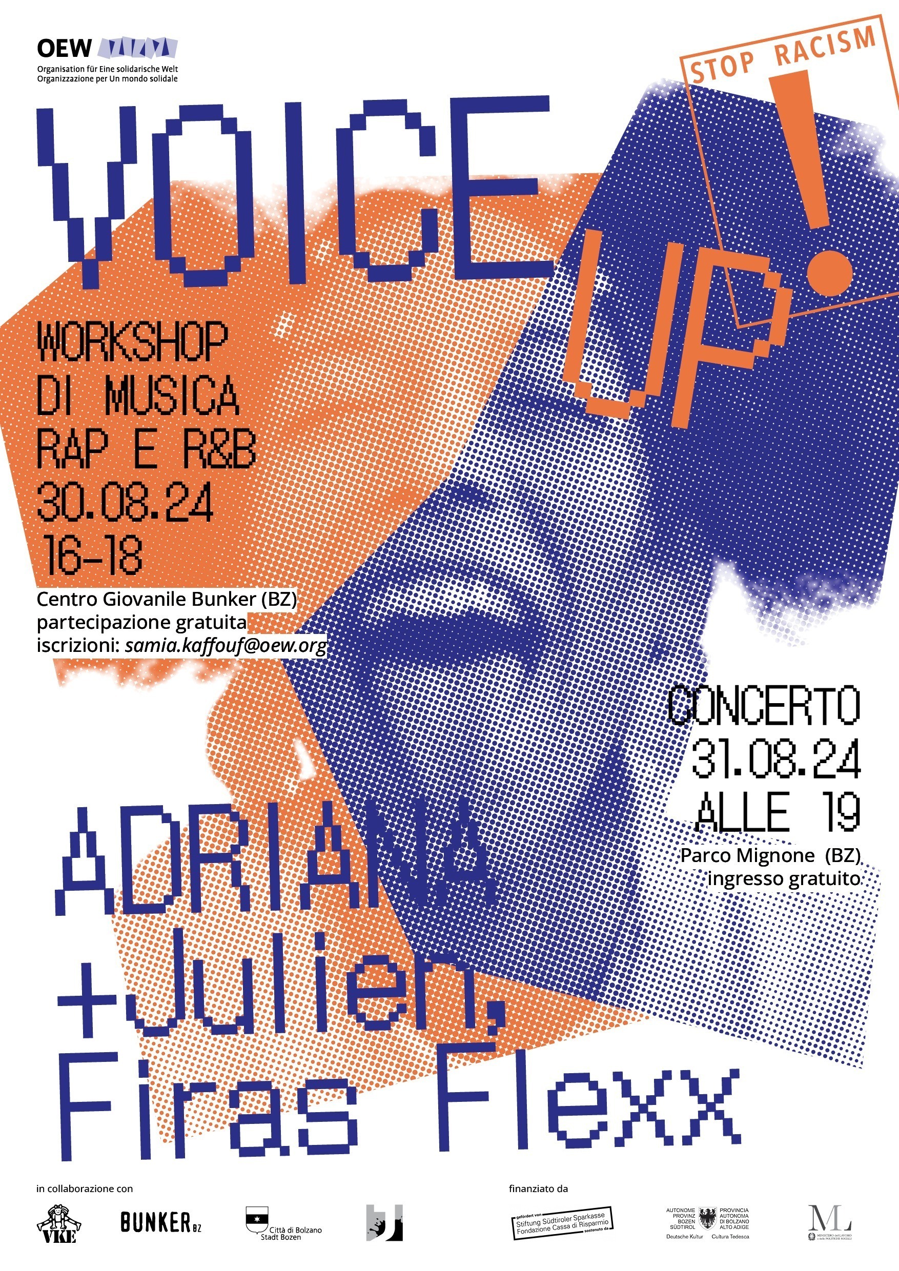 Mehr über den Artikel erfahren Voice Up – Stop Racism! Workshop und Konzert mit Rapperin ADRIANA