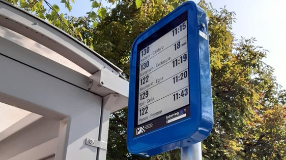 Mehr über den Artikel erfahren Progetto pilota, E-Paper-Display alle fermate degli autobus