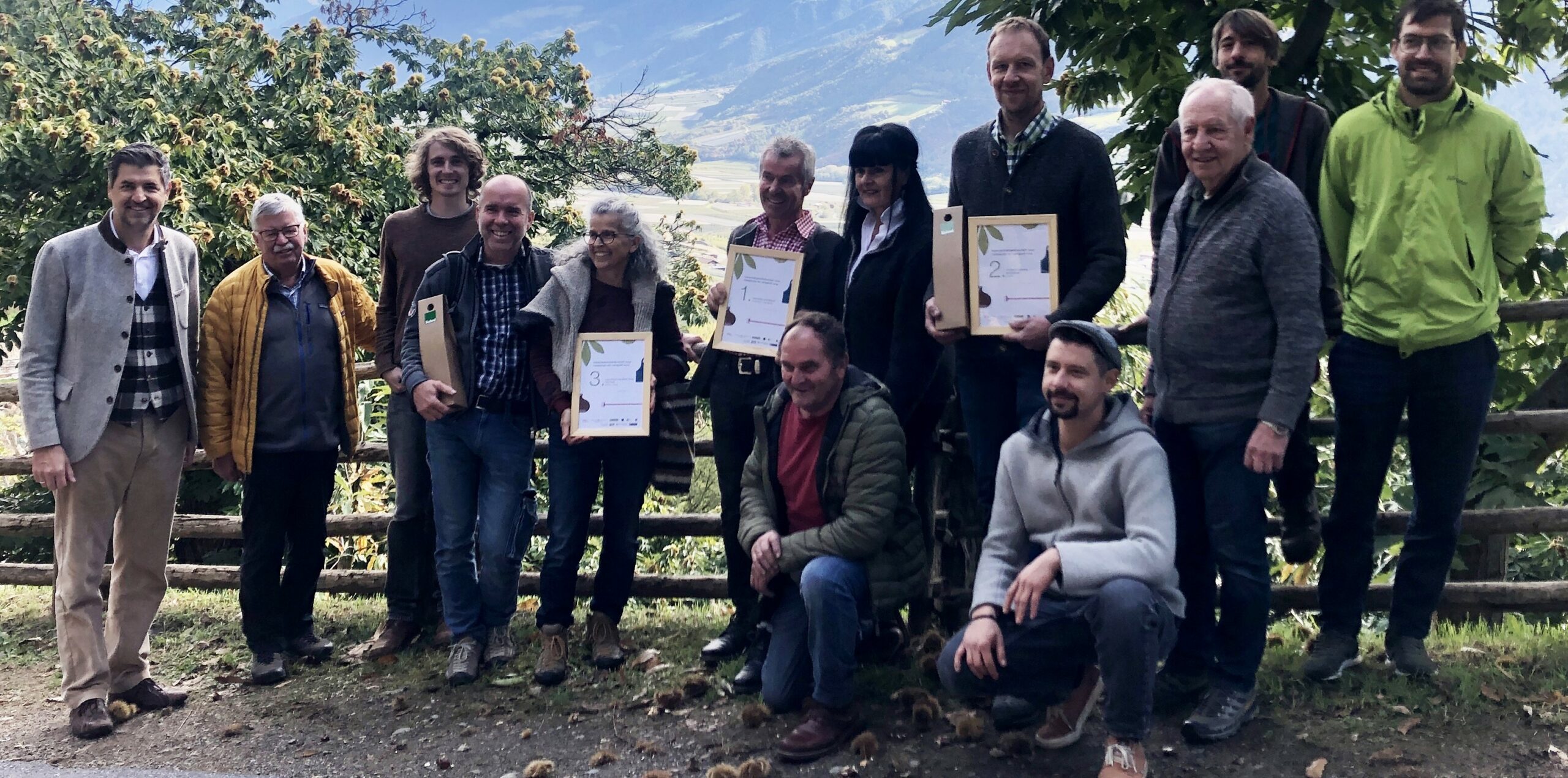 Scopri di più sull'articolo Per la prima volta premiati i castagneti più pregiati dell’Alto Adige